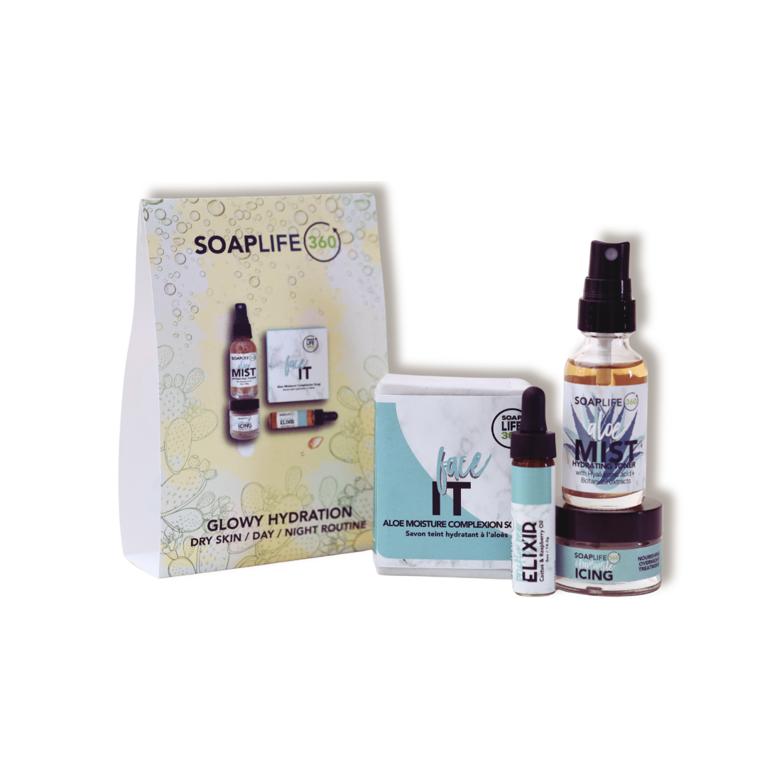 輝くような保湿の昼夜ルーティン