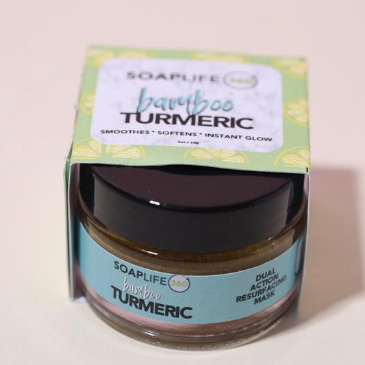 Bamboo + Turmeric Resurfacing Mask – Dual-Action Exfoliation Glow (SHORTY)
