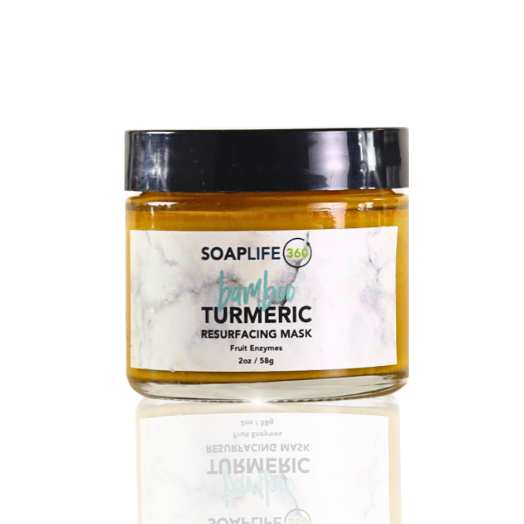 Bamboo + Turmeric Resurfacing Mask – Dual-Action Exfoliation & Glow