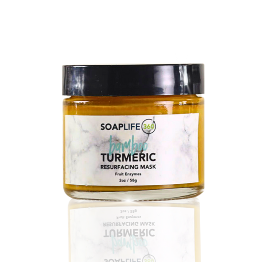 Bamboo + Turmeric Resurfacing Mask – Dual-Action Exfoliation & Glow