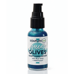 Greens + Olives Face Oil – Adaptogenic Hydration & Skin Recovery