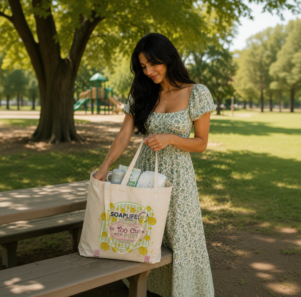 Canvas Tote at a piccic