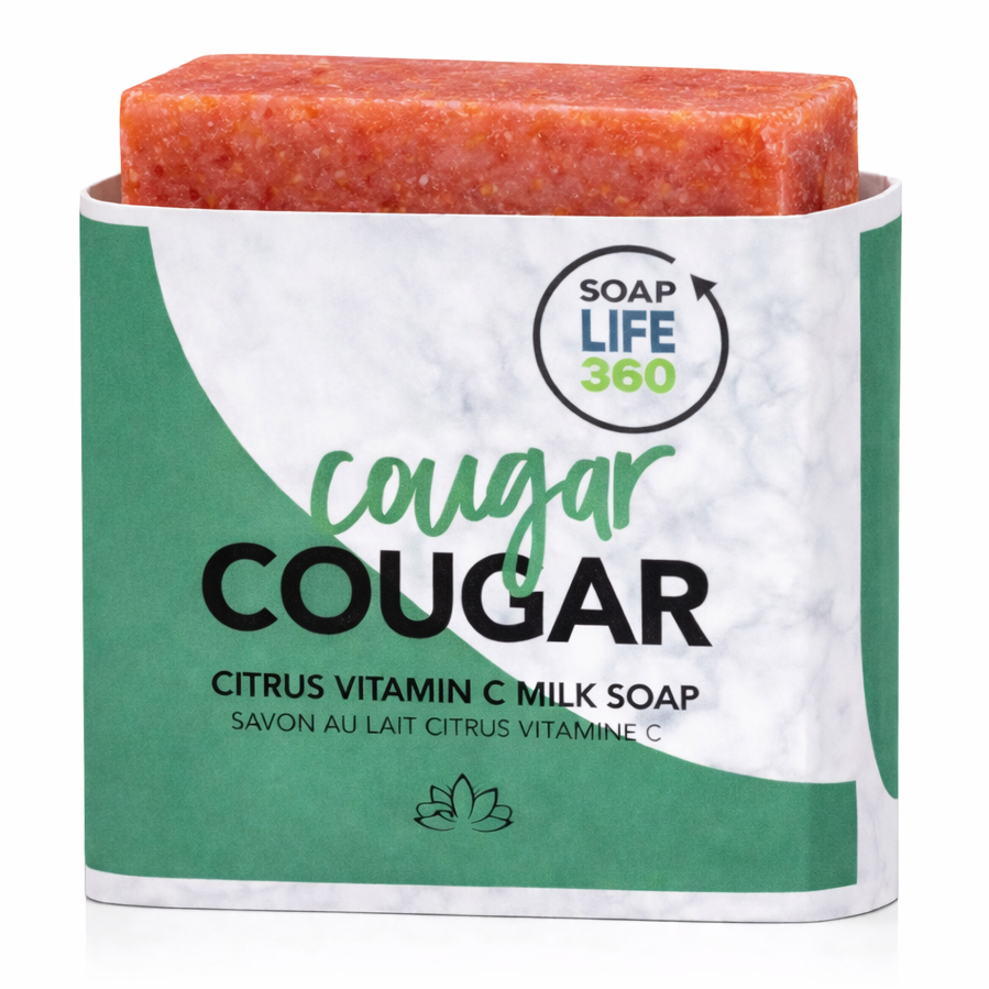 COUGAR natural mosquito repellent soap with pennyroyal and citrus