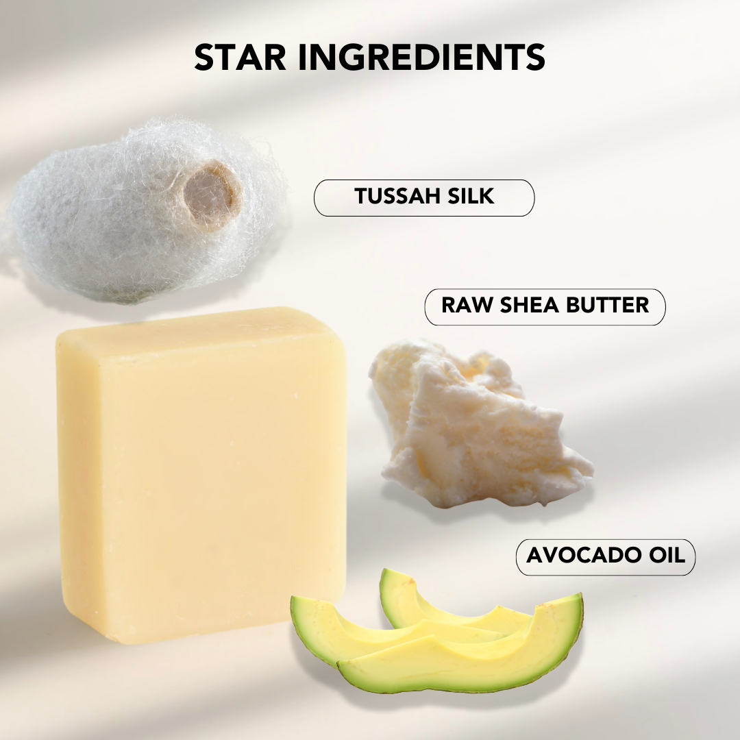 Hypoallergenic unscented soap for children and sensitive skin