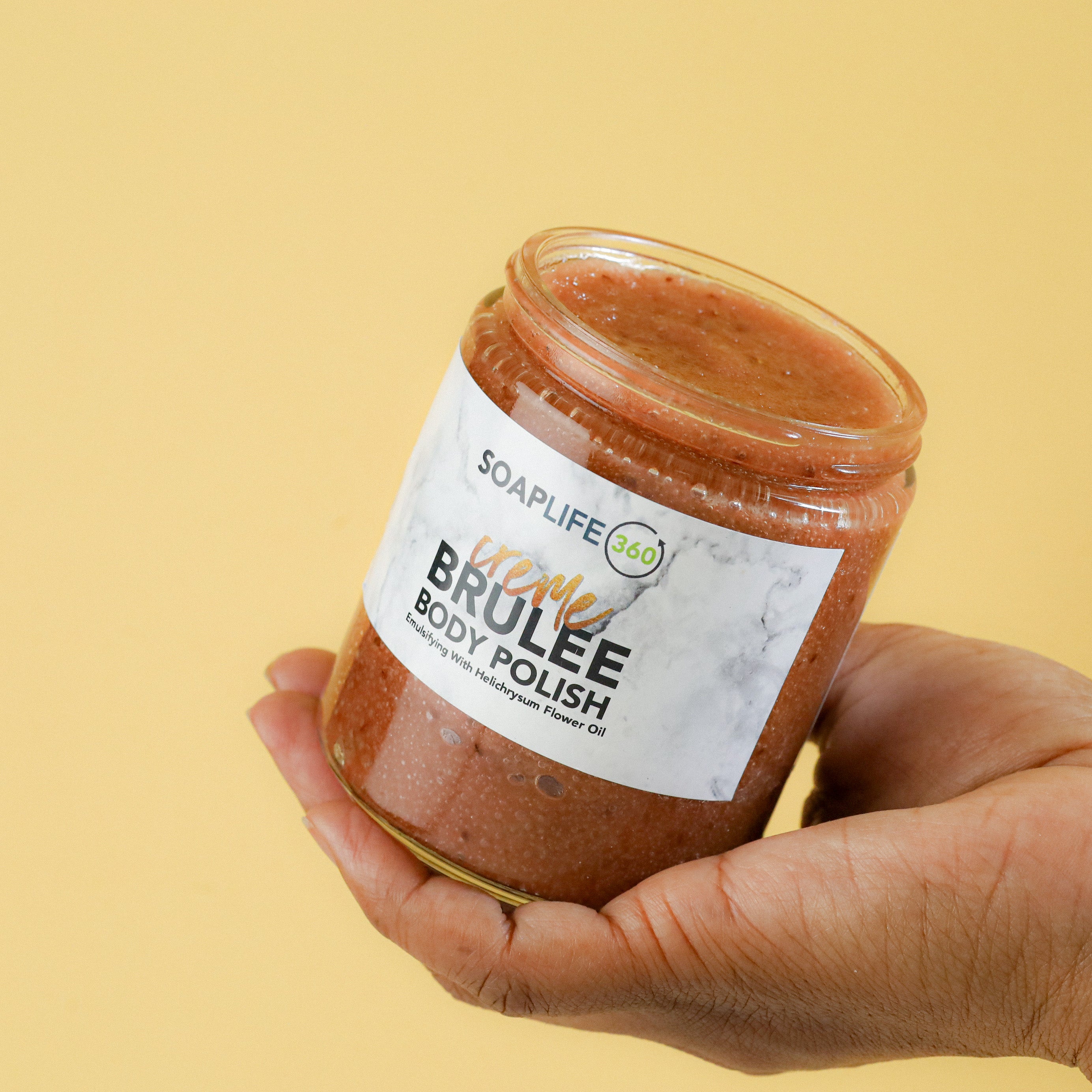 Body polish sugar scrub