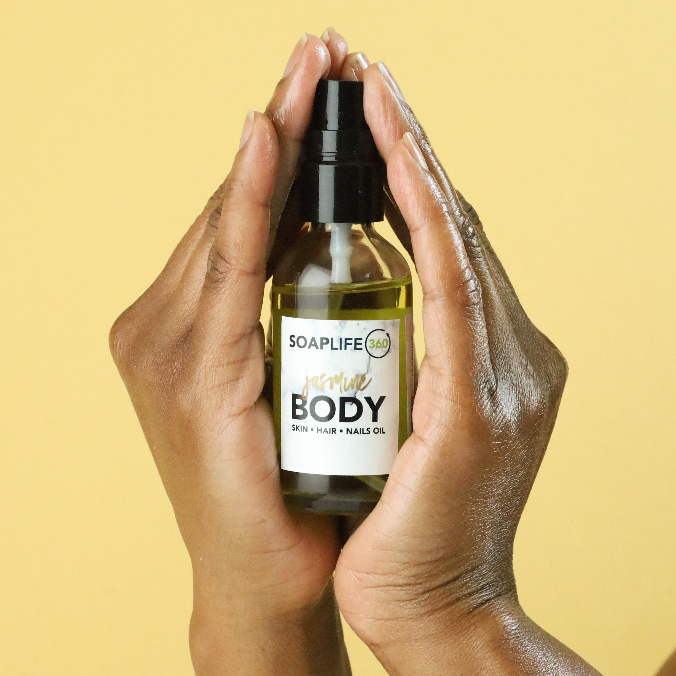 A Botanical infused after shower body oil. Sent it with Jasmine essential oils.