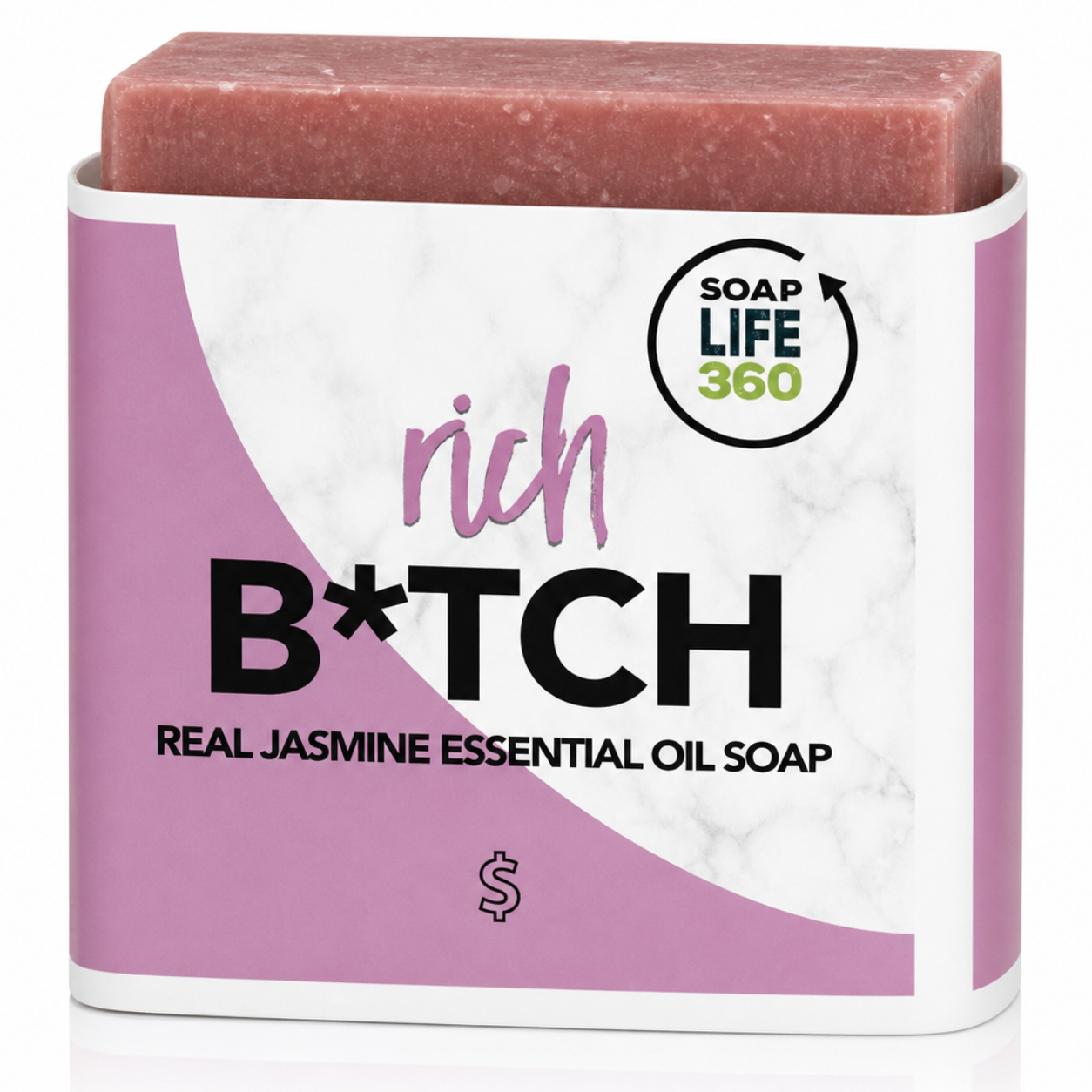 Rich Bitch jasmine absolute soap bar