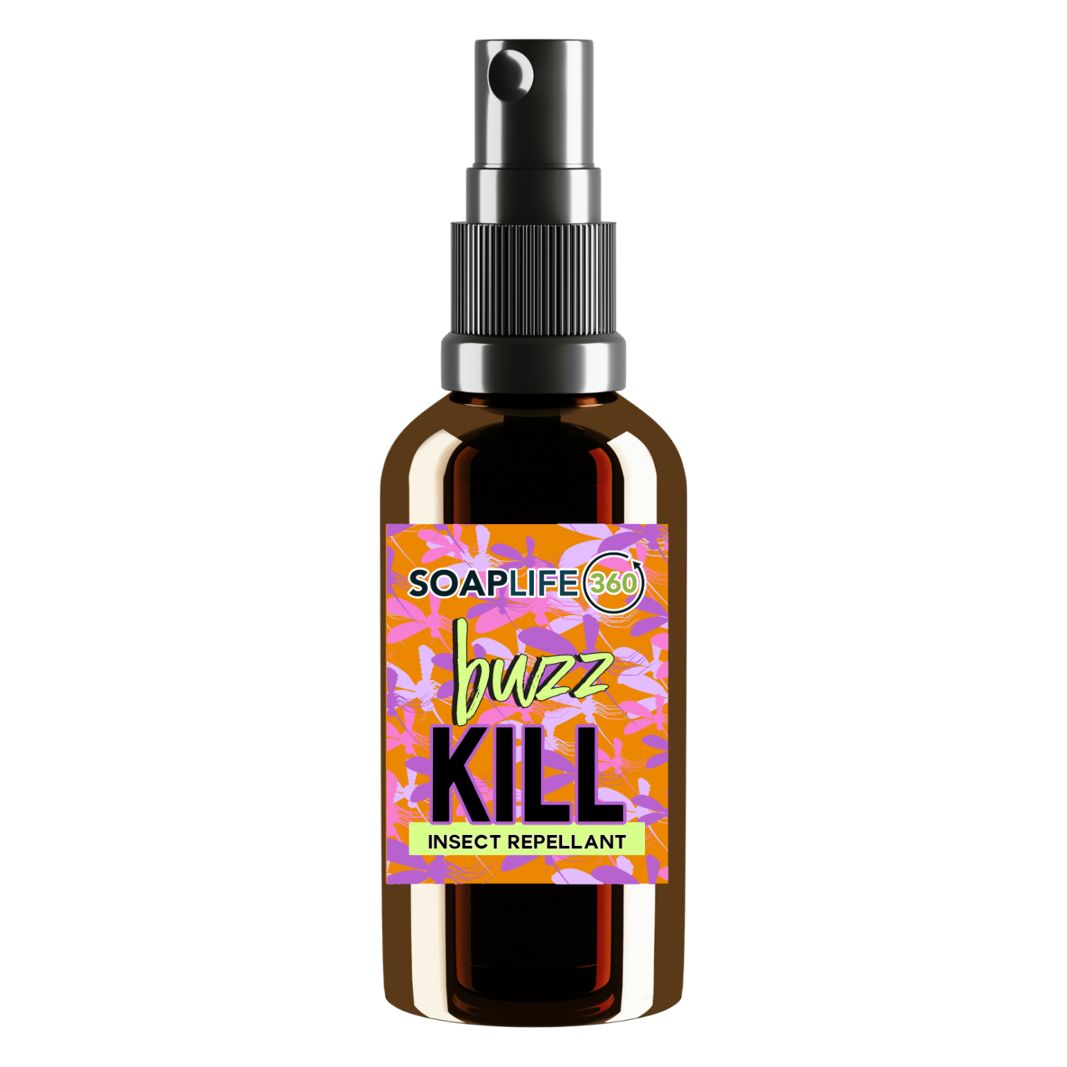Buzz Kill natural insect repellent spray bottle