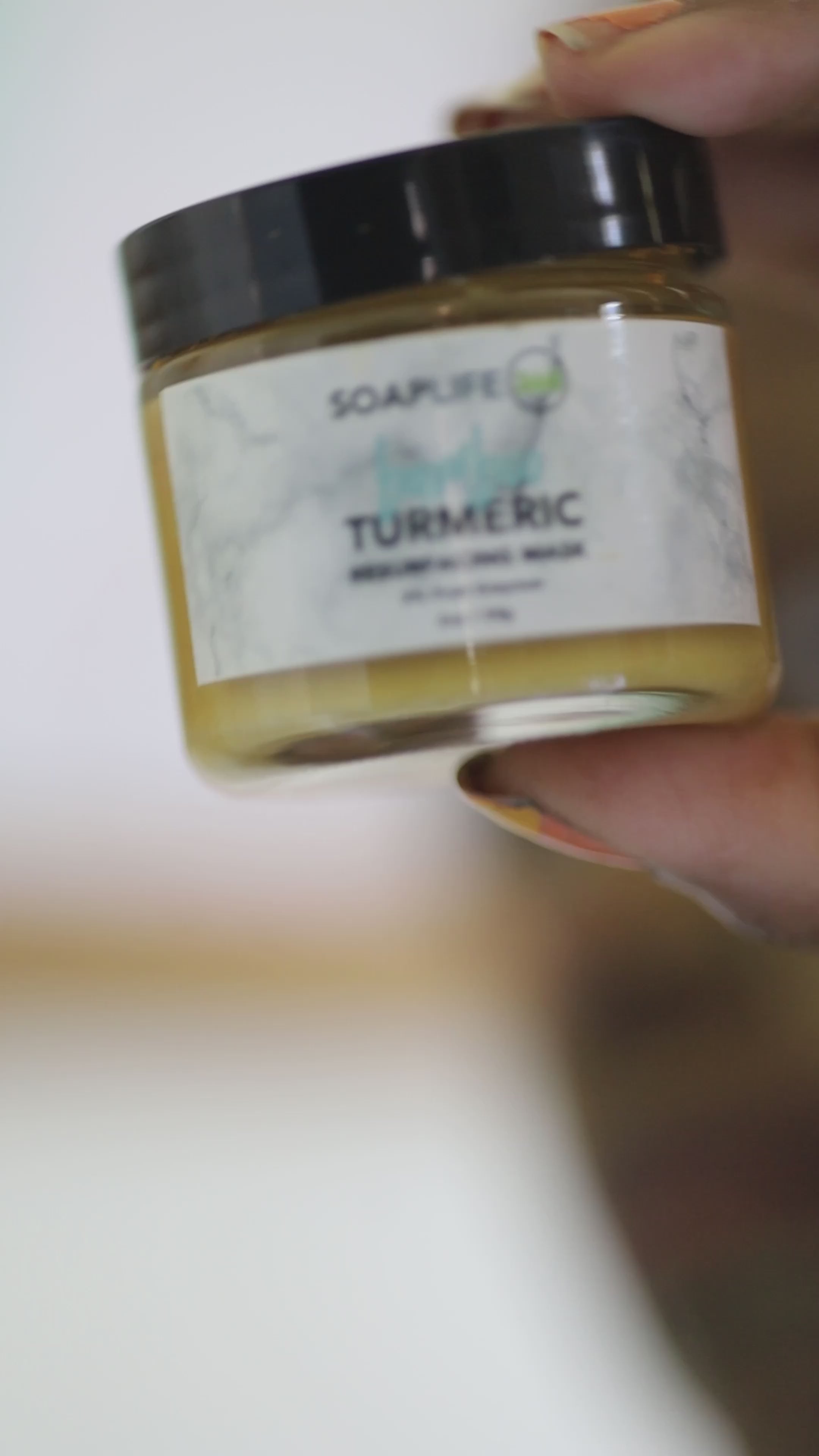 Load video: Bamboo + Turmeric Resurfacing Mask – Dual-Action Exfoliation &amp; Glow