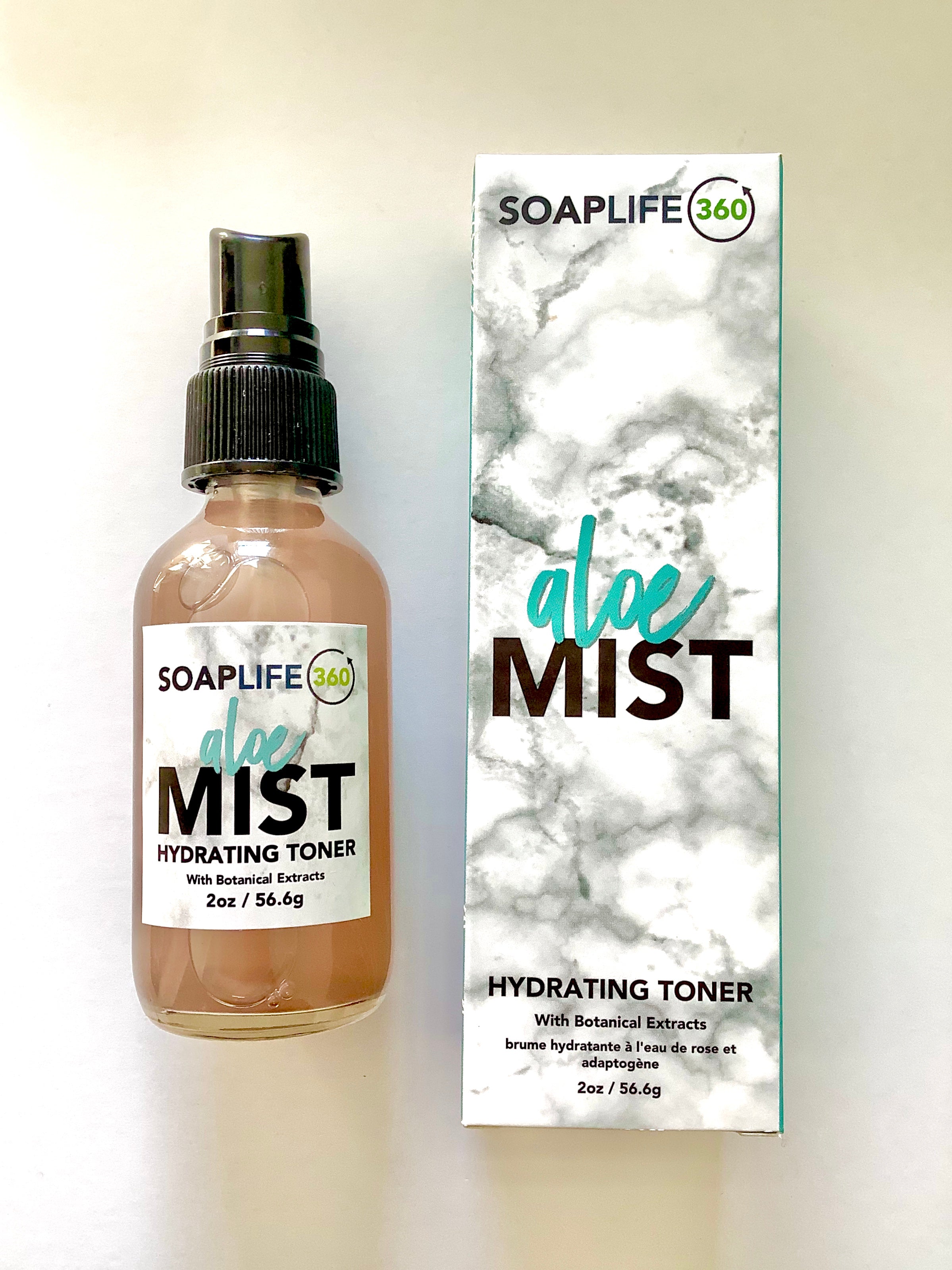 aloe and rose face mist